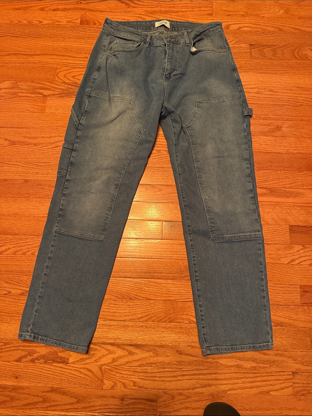 Legend London Carpenter Jeans - Light Blue